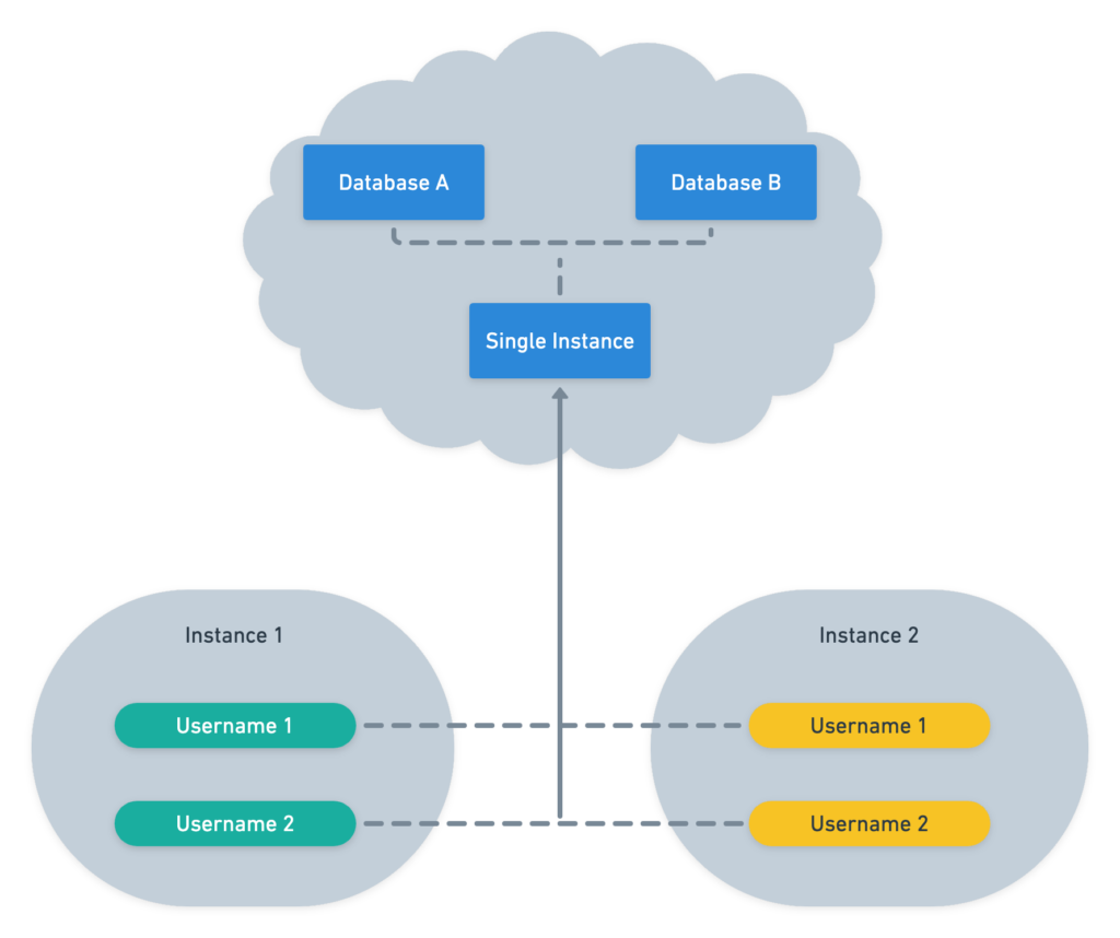 Multi-tenancy with Segregation via Database